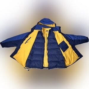 Athletic Works Winter/Snow/Ski Coat 2 in 1. Removable hood And Down Liner XL
